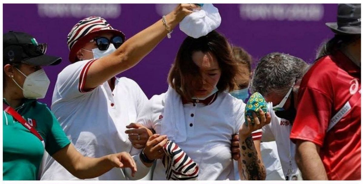 اولین حادثه در المپیک برای کماندار روس + عکس