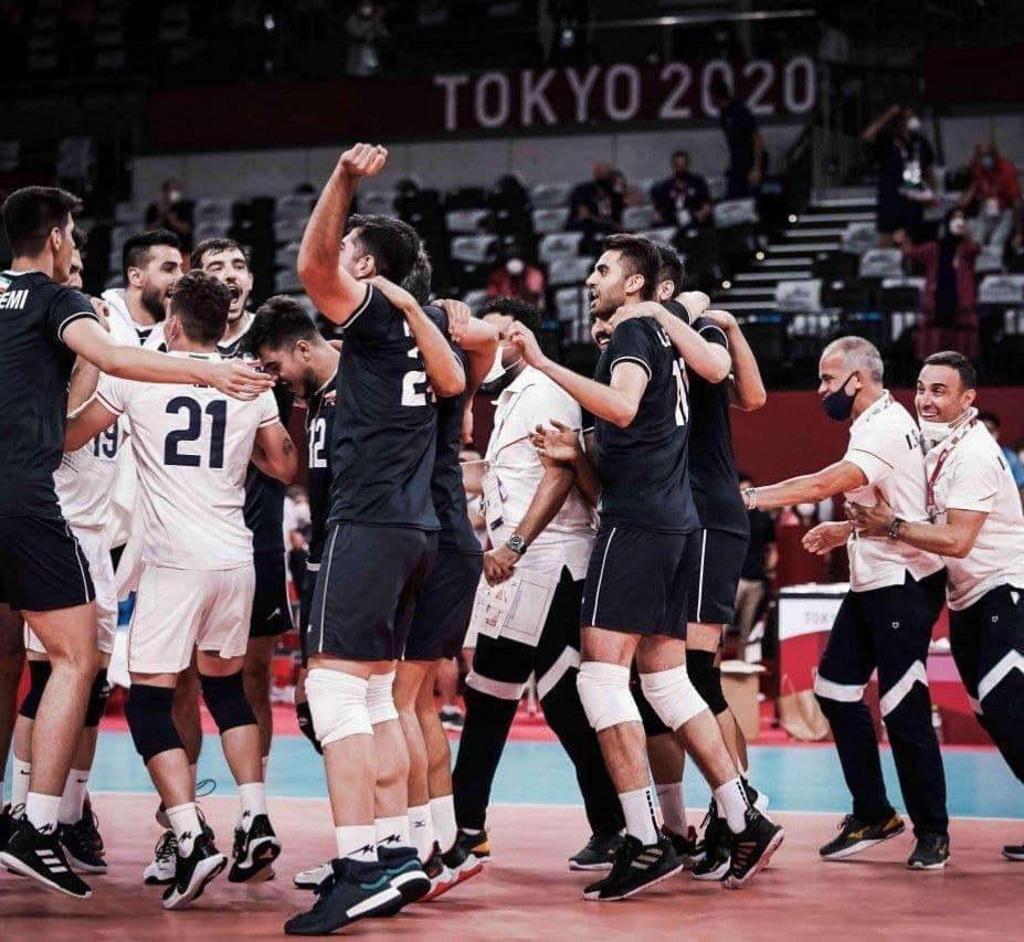 برد والیبال المپیک ۲۰۲۰+ عکس