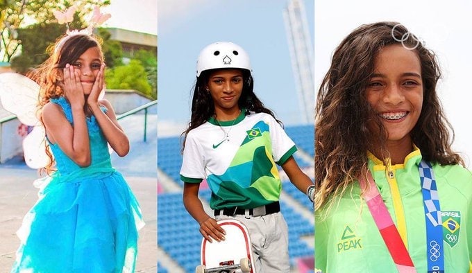 نوجوان اسکیت‌ بردباز برزیلی پدیده المپیک توکیو + عکس