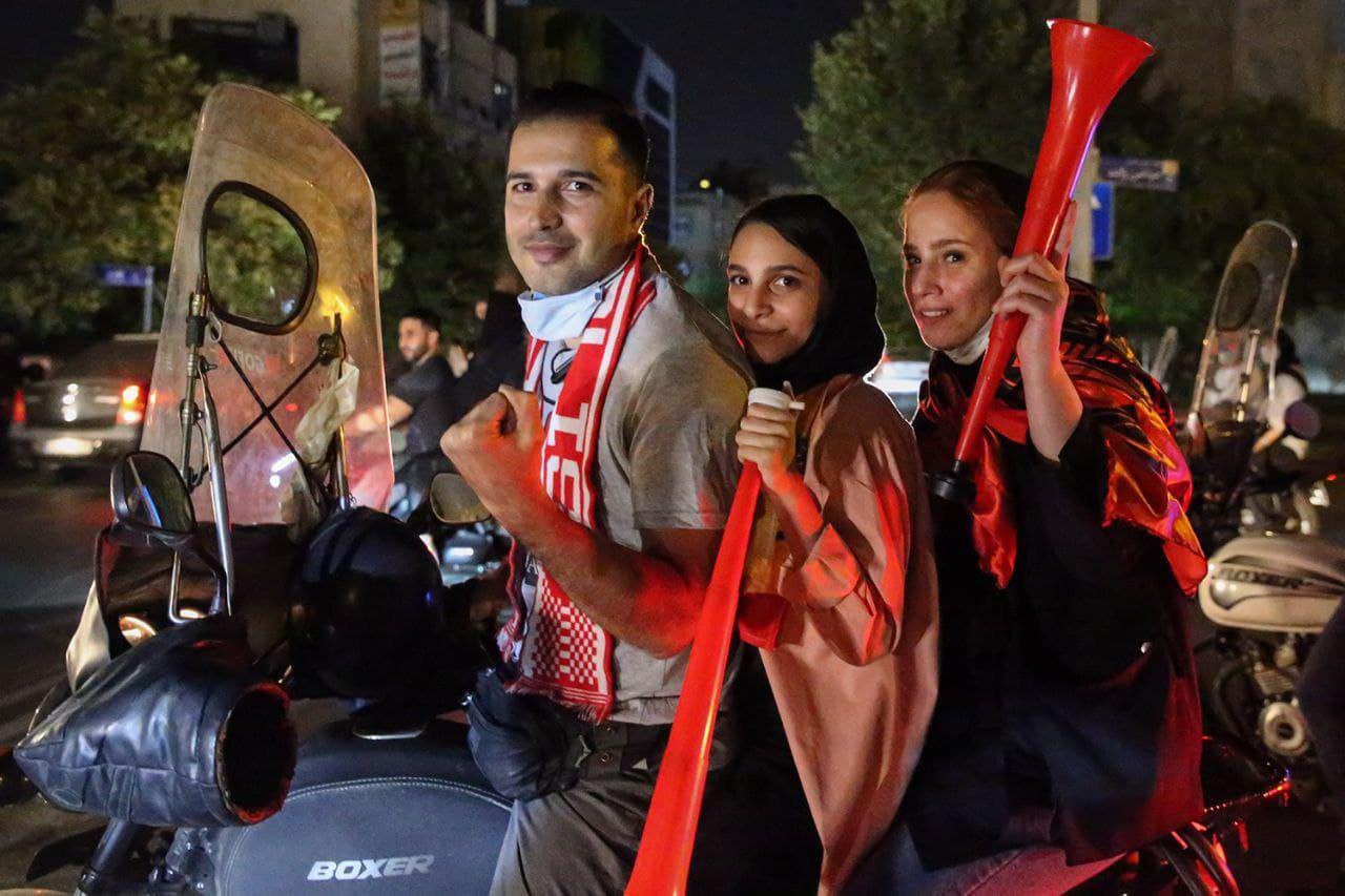  جشن بامدادی هواداران پرسپولیس+ عکس
