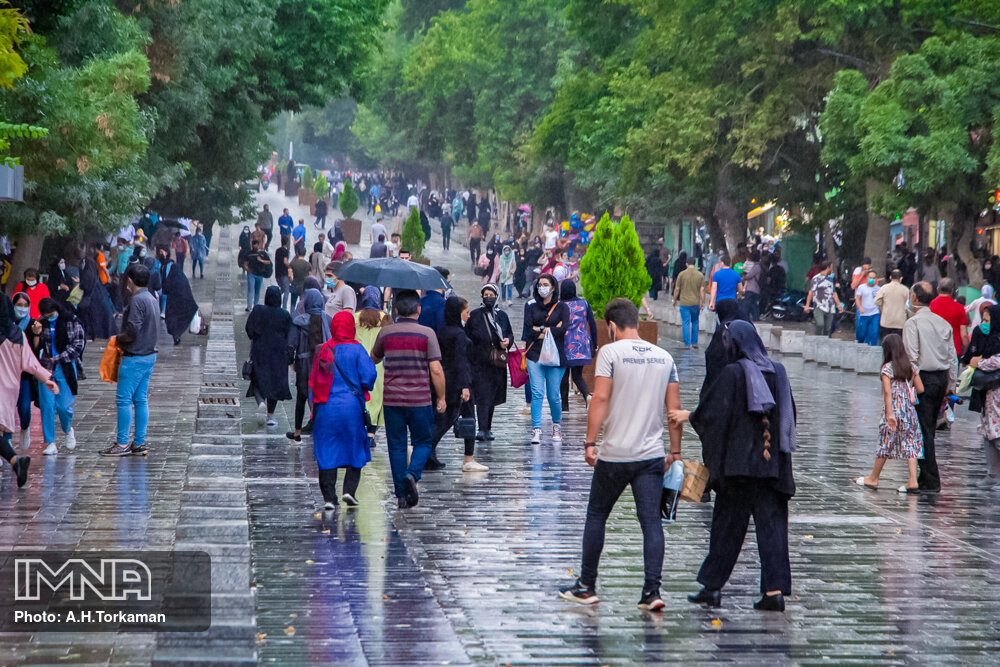 بارش تابستانی همدان + عکس