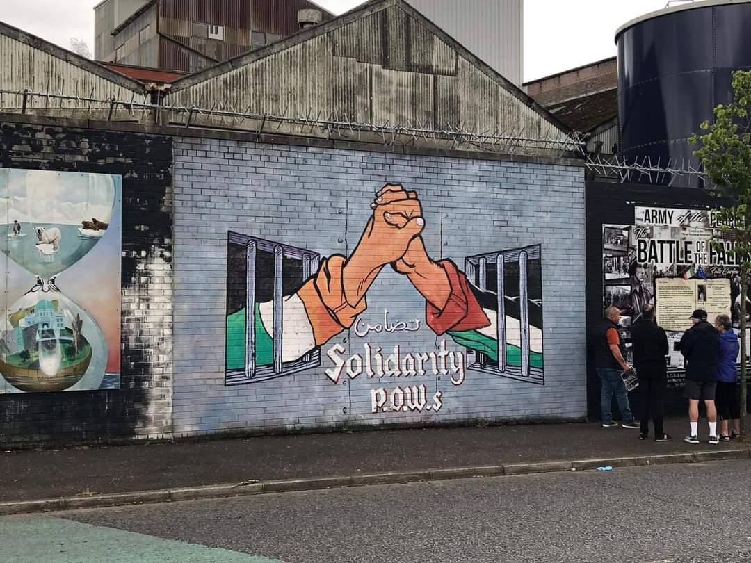 نقاشی‌های خیابانی همبستگی با فلسطین در ایرلند + عکس