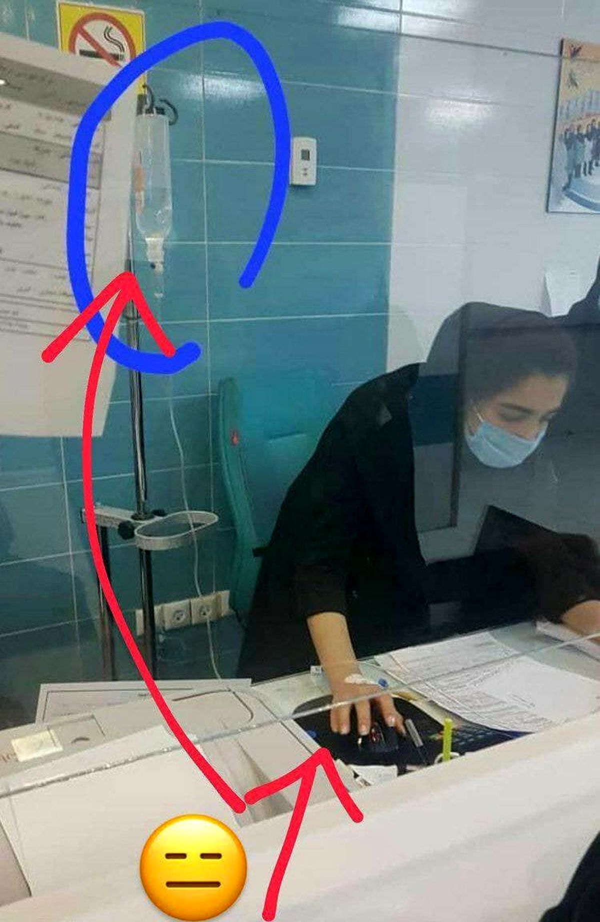 عکسی از پرستار ایرانی که جهانی شد