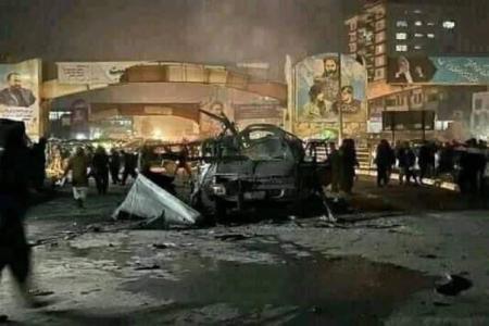 خودرو بمب گذاری شده در کابل+ عکس