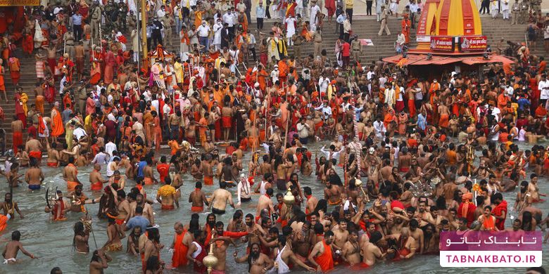 فاجعه در مراسم مذهبی هندی‌ها؛ ۷۷ قربانی در هفت دقیقه + عکس