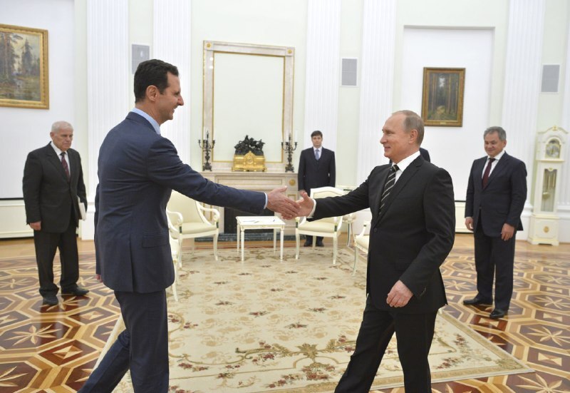 اسد و پوتین در مسکو دیدار کردند + عکس