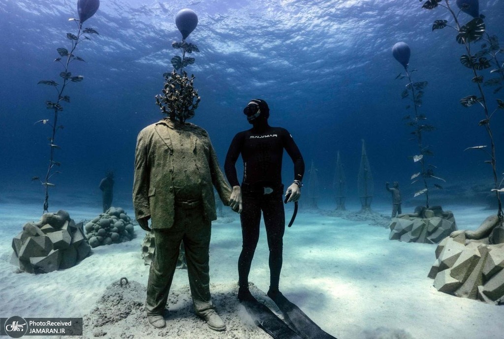  اولین موزه زیر آب در دریای مدیترانه + عکس