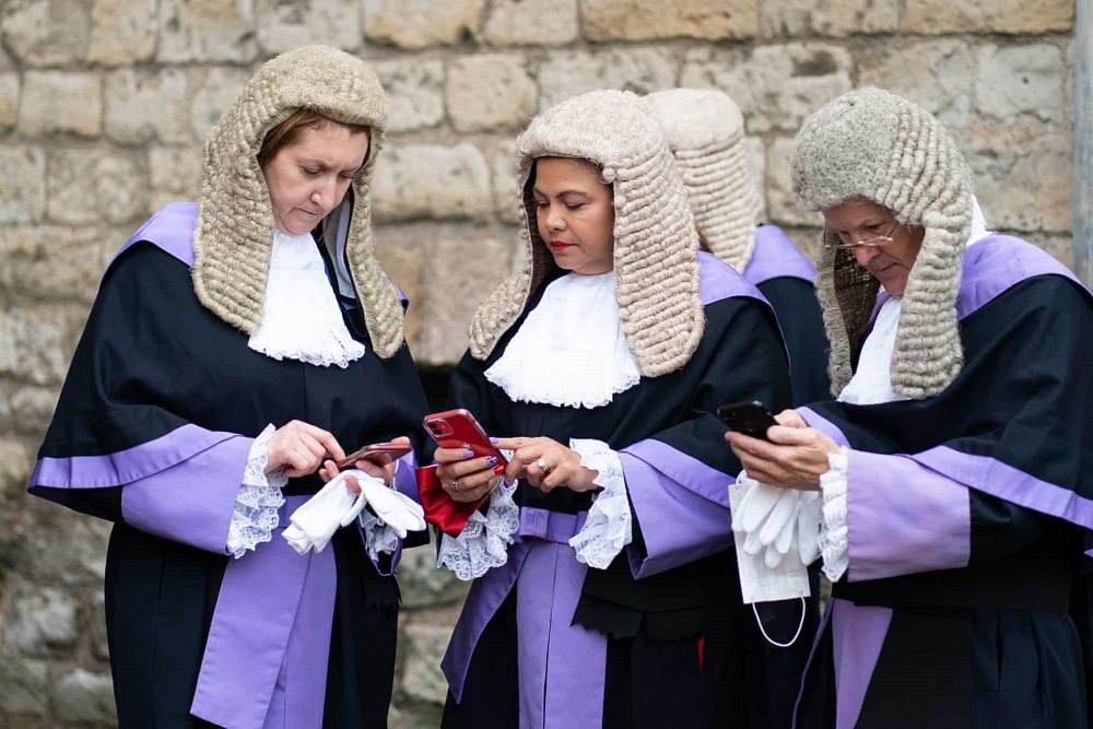 تیپ قضات انگلیسی در مراسم آغاز سال قضایی جدید +‌ عکس