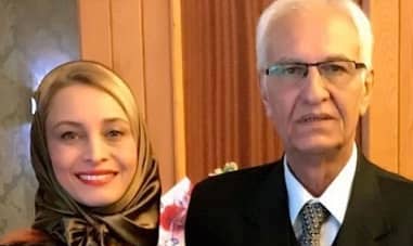 مریم کاویانی در کنار پدرش + عکس