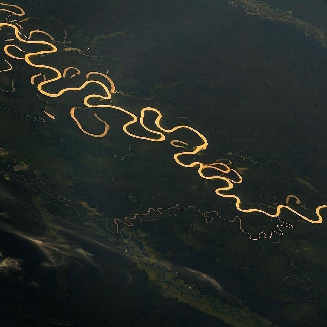 رودخانه آمازون از ایستگاه فضایی + عکس
