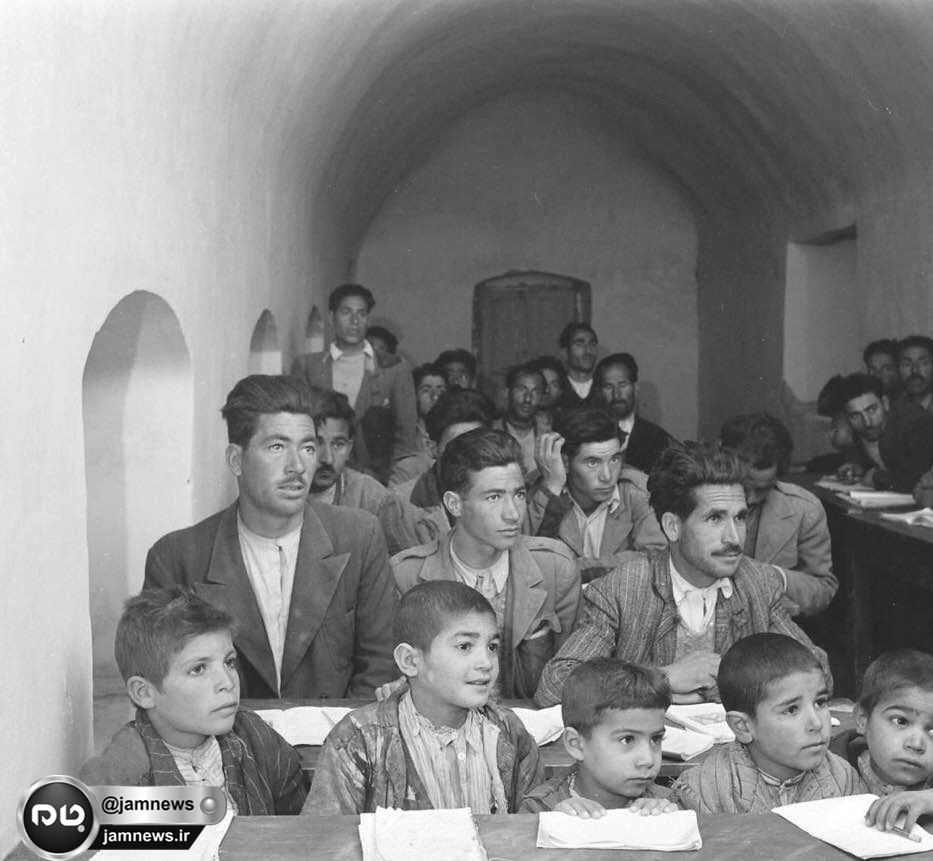 کلاس های سواد آموزی در ایران قدیم + عکس