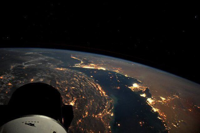 خلیج فارس از ایستگاه فضایی بین‌المللی + عکس