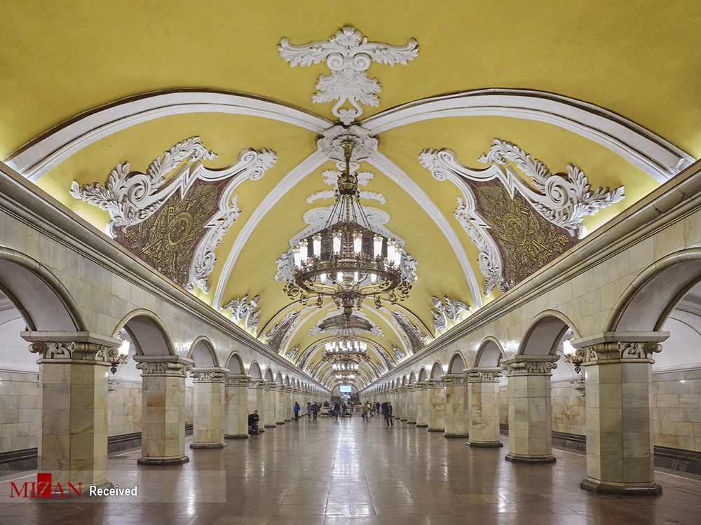  ایستگاه مترو مسکو + عکس