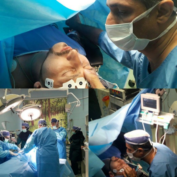  اولین عمل جراحی کشور تحت هیپنوتیزم + عکس