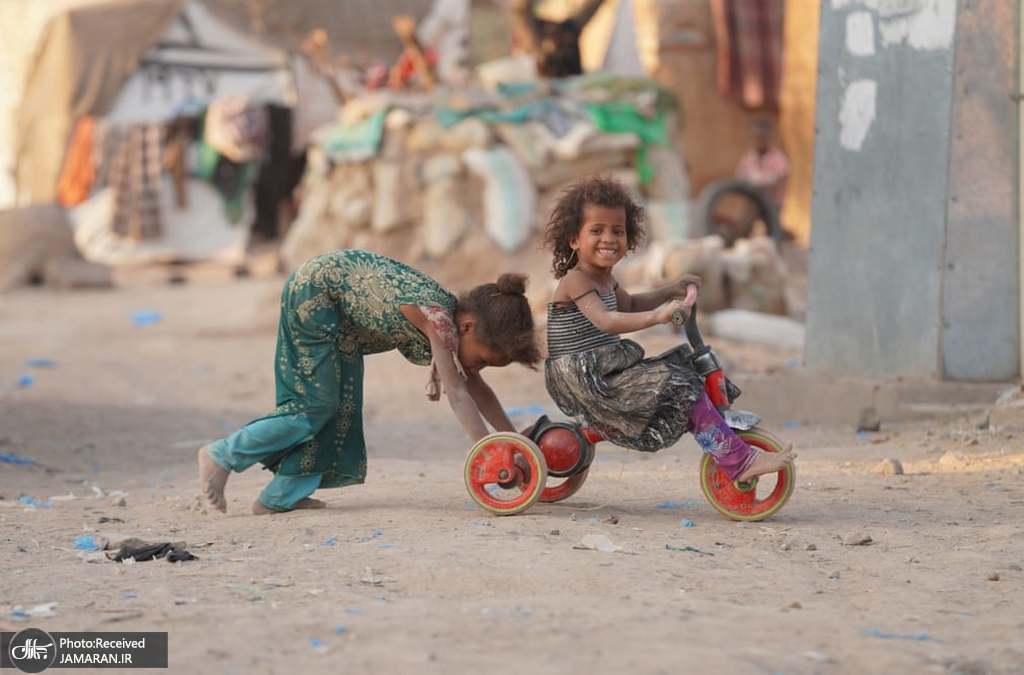 اردوگاه آوارگان جنگی در یمن + عکس