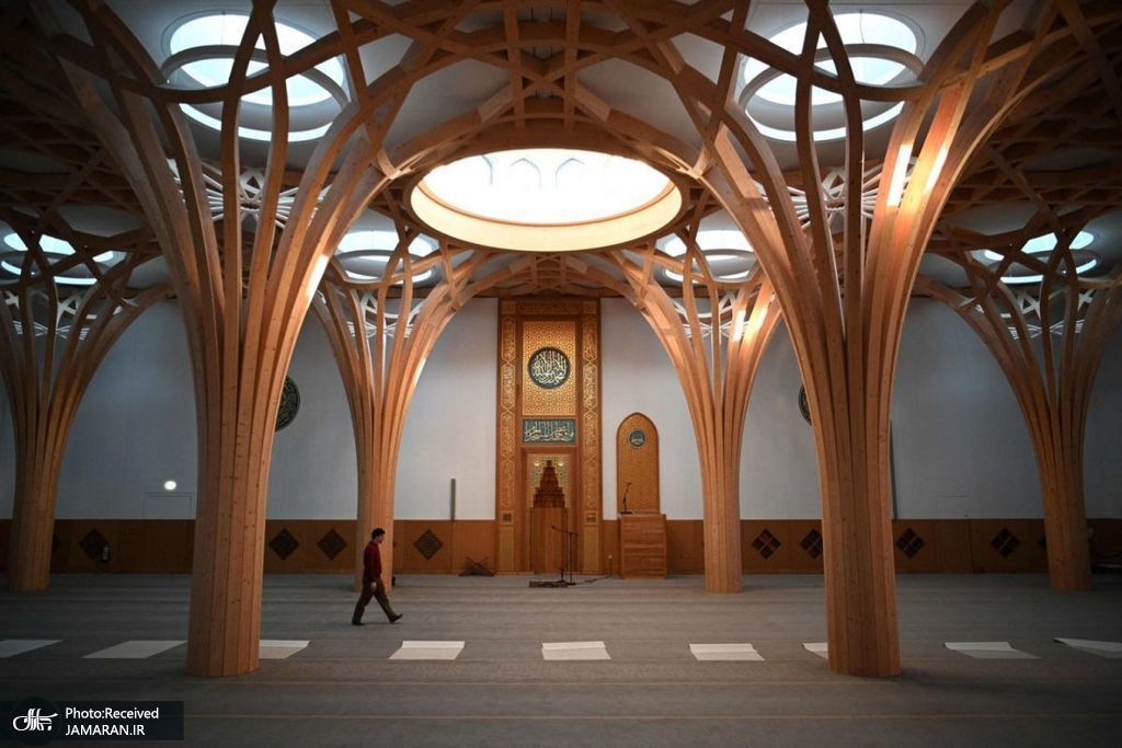 معماری زیبای «مسجد کمبریج» انگلستان + عکس