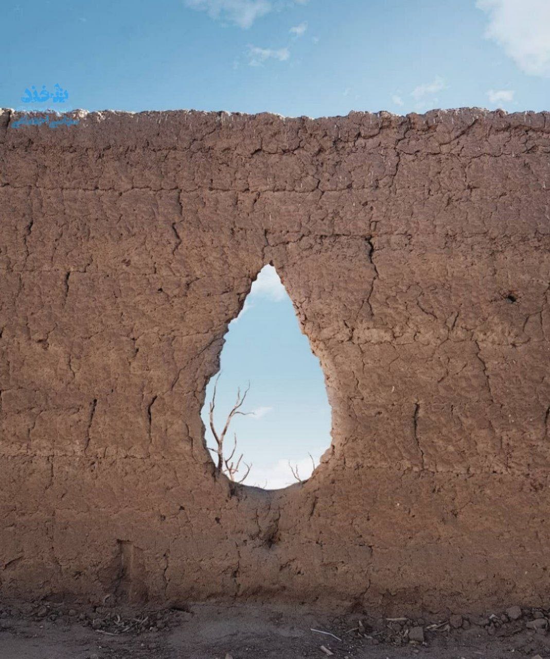 طرح جالب از بحران آب در شهر یزد + عکس