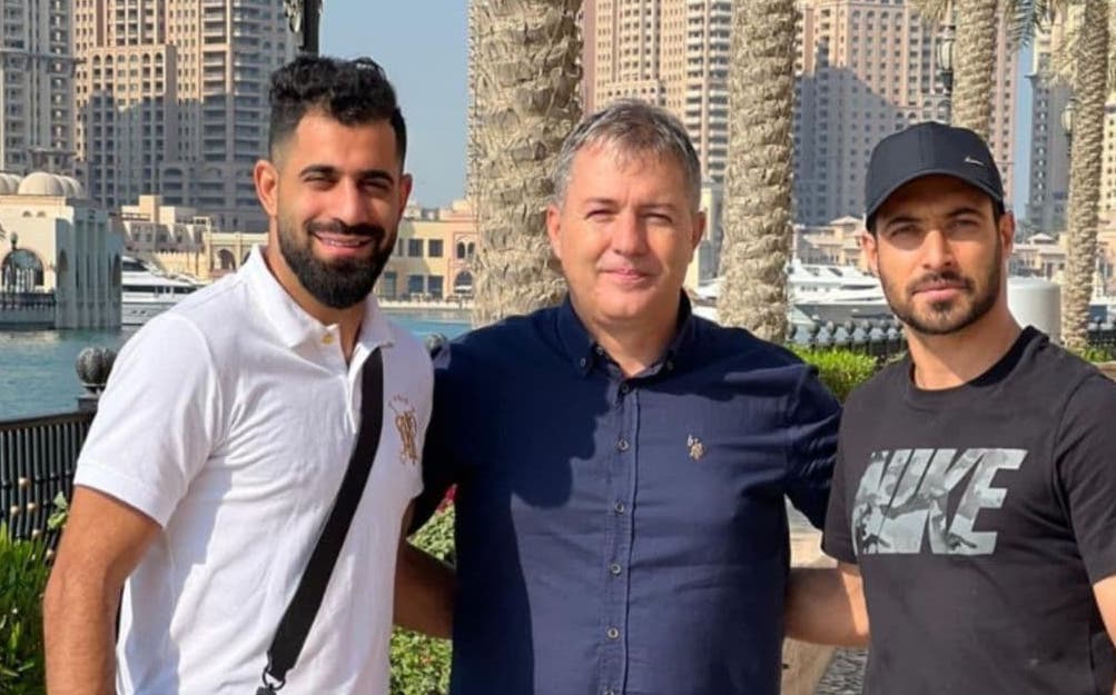ملاقات سرمربی تیم ملی فوتبال با دو لژیونر در قطر + عکس