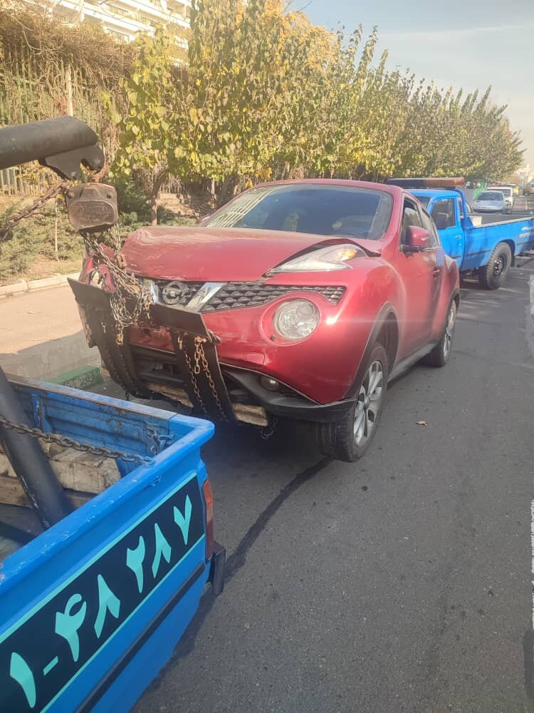 تصادف میلیاردی در بزرگراه شهید باقری تهران + عکس
