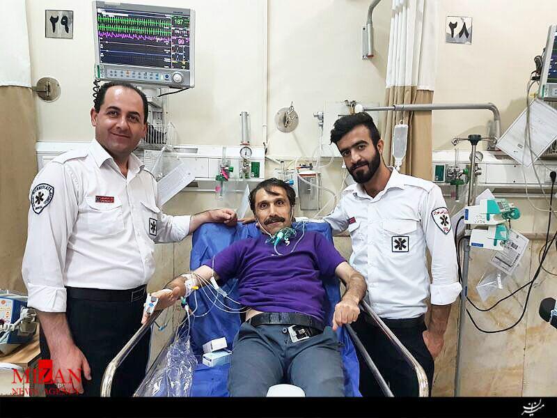 نجات بازیگر سریال «پس از باران» از مرگ + عکس