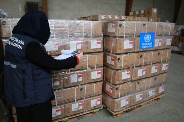 اهدای ۲۶۰هزار بطری انواع سرم تزریقی به ایران از سوی سازمان جهانی بهداشت