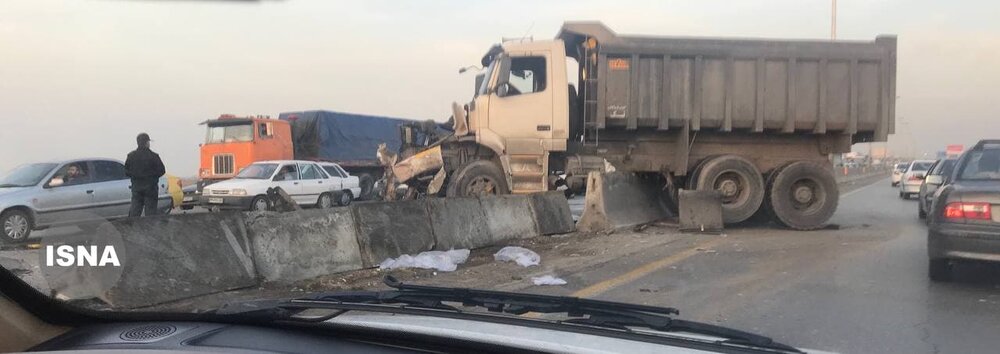 تصادف سنگین و وحشتناک کامیون+ عکس