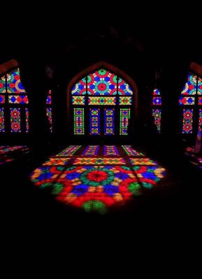 بازی نور در «مسجد نصیرالملک» شیراز + عکس