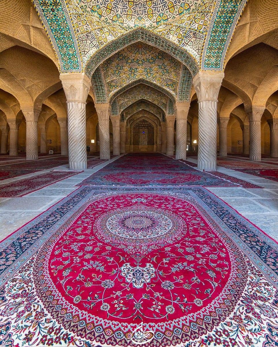 معماری بی‌نظیر مسجد وکیل شیراز + عکس
