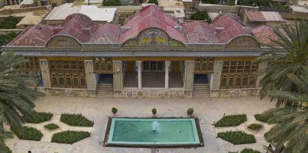 تصویر هوایی از نارنجستان قوام + عکس
