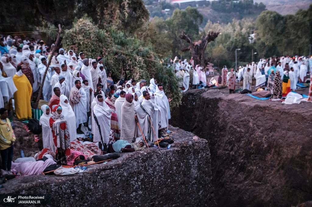 جشن کریسمس مسیحیان ارتدکس اتیوپیایی + عکس