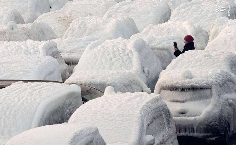  خودروهای یخ زده در روسیه + عکس