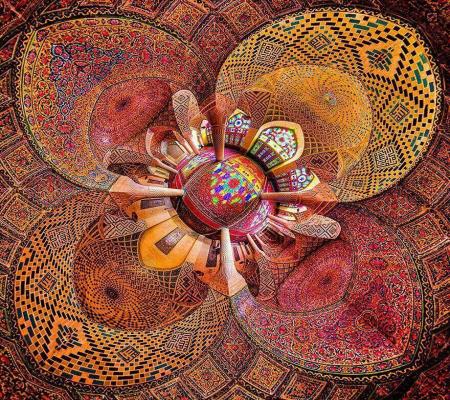 مسجد نصیرالملک از زاویه‌ای خاص و دیدنی + عکس