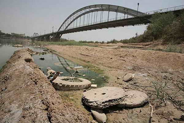 لب خشک کارون+تصاویر