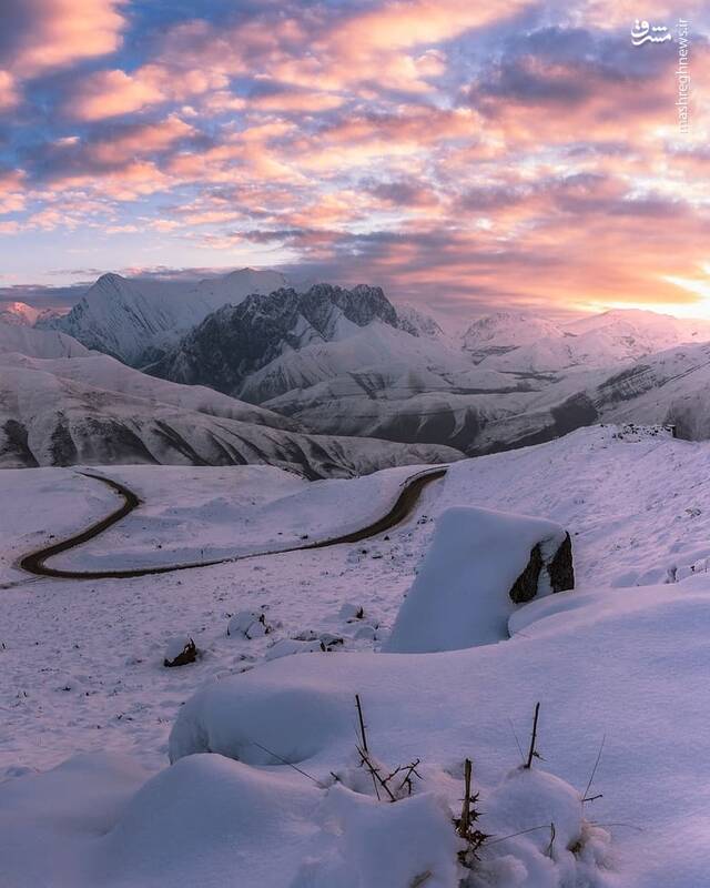 زمستان تماشایی کوه‌های البرز + عکس