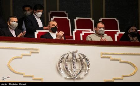 حضور وزیر امور خارجه در اجرای ارکستر سمفونیک تهران + عکس