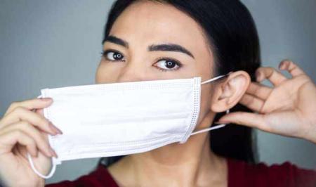 ماسک‌تان را زیر چانه نگذارید