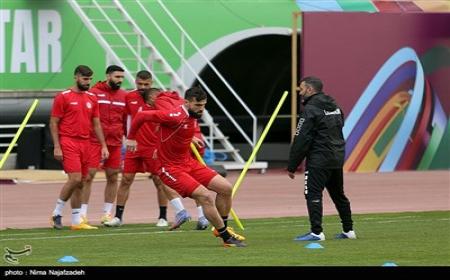 تصاویر| تمرین تیمهای ملی فوتبال ایران و لبنان