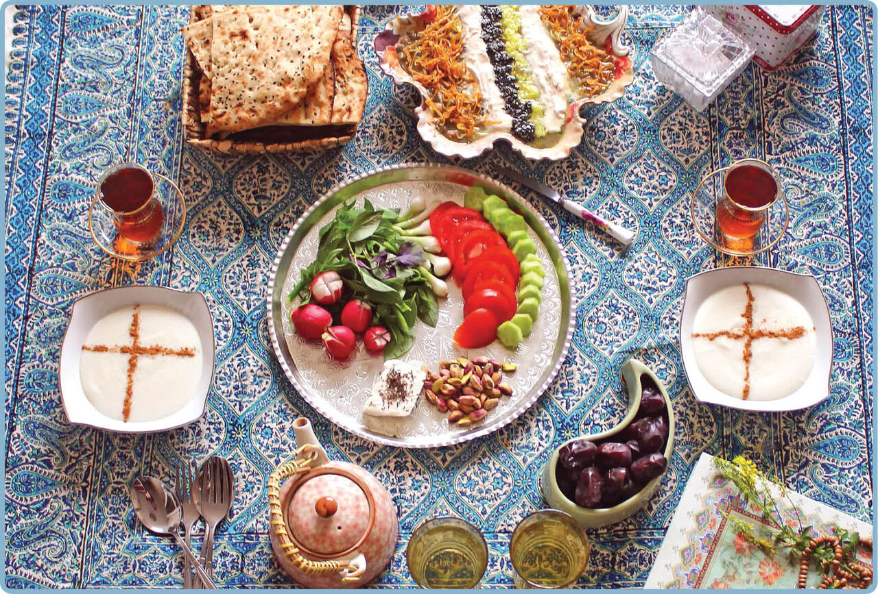 اینفوگرافیک| وعده‌های غذایی مناسب در ماه مبارک رمضان(بخش اول)