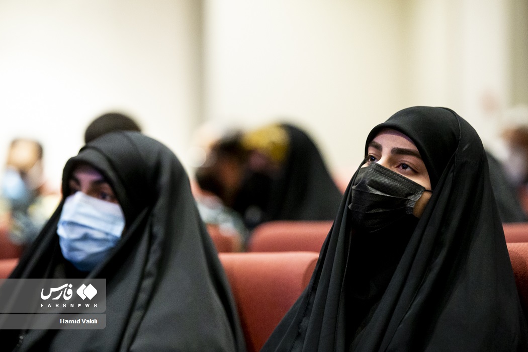 حضور فرزند شهید حاج قاسم سلیمانی در سالگرد شهادت سردار حجازی + عکس