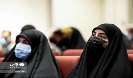 حضور فرزند شهید حاج قاسم سلیمانی در سالگرد شهادت سردار حجازی + عکس