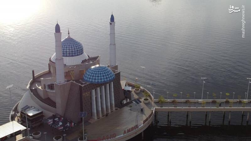 مسجد شناور در اندونزی + عکس