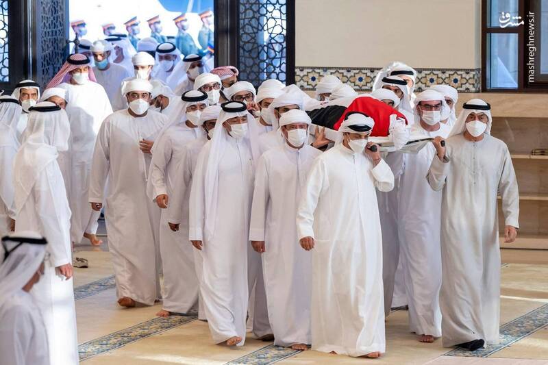 مراسم تشییع رئیس امارات و حاکم ابوظبی + عکس