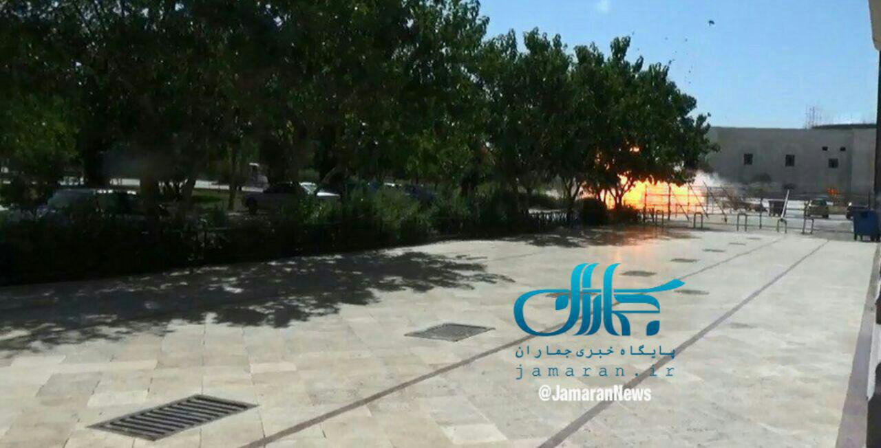 لحظه انفجار انتحاری در حرم امام خمینی(ره)  + عکس