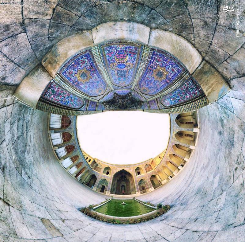 مسجد نصیرالملک از زاویه ۳۶۰ درجه + عکس