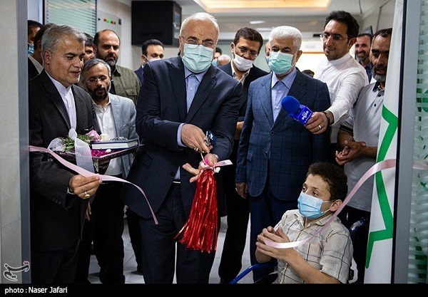 افتتاح سالن دندانپزشکی مجموعه بهشت امام رضا(ع) توسط رییس مجلس+عکس