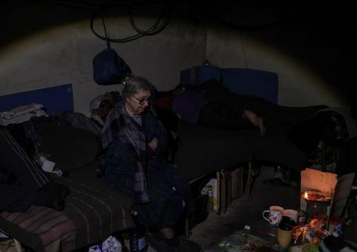 پناهگاه غیرنظامیان اوکراینی + عکس