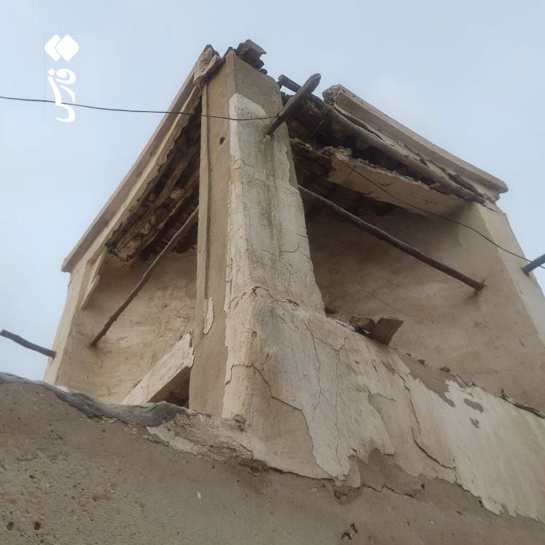 آسیب دیدن بادگیرهای تاریخی قشم پس از زلزله + عکس