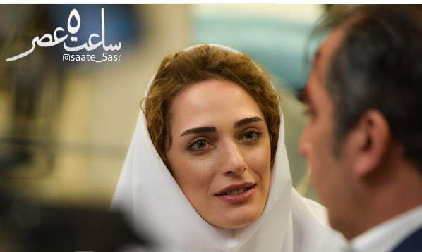 گریم جالب خانم بازیگر در فیلم مهران مدیری + عکس