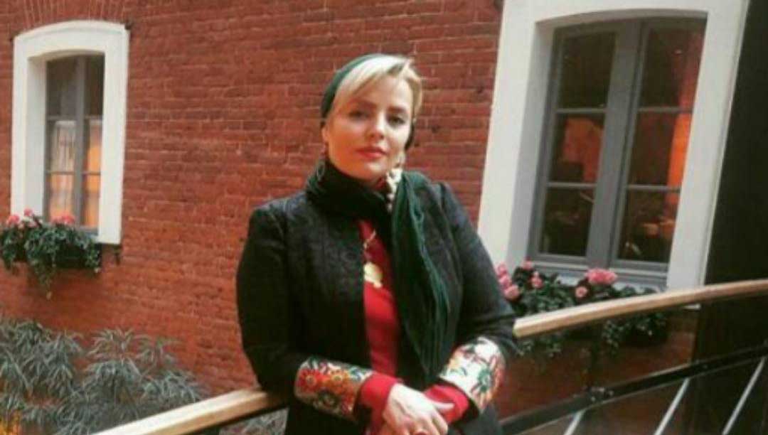 پوشش متفاوت و جالب خانم بازیگر در روسیه + عکس