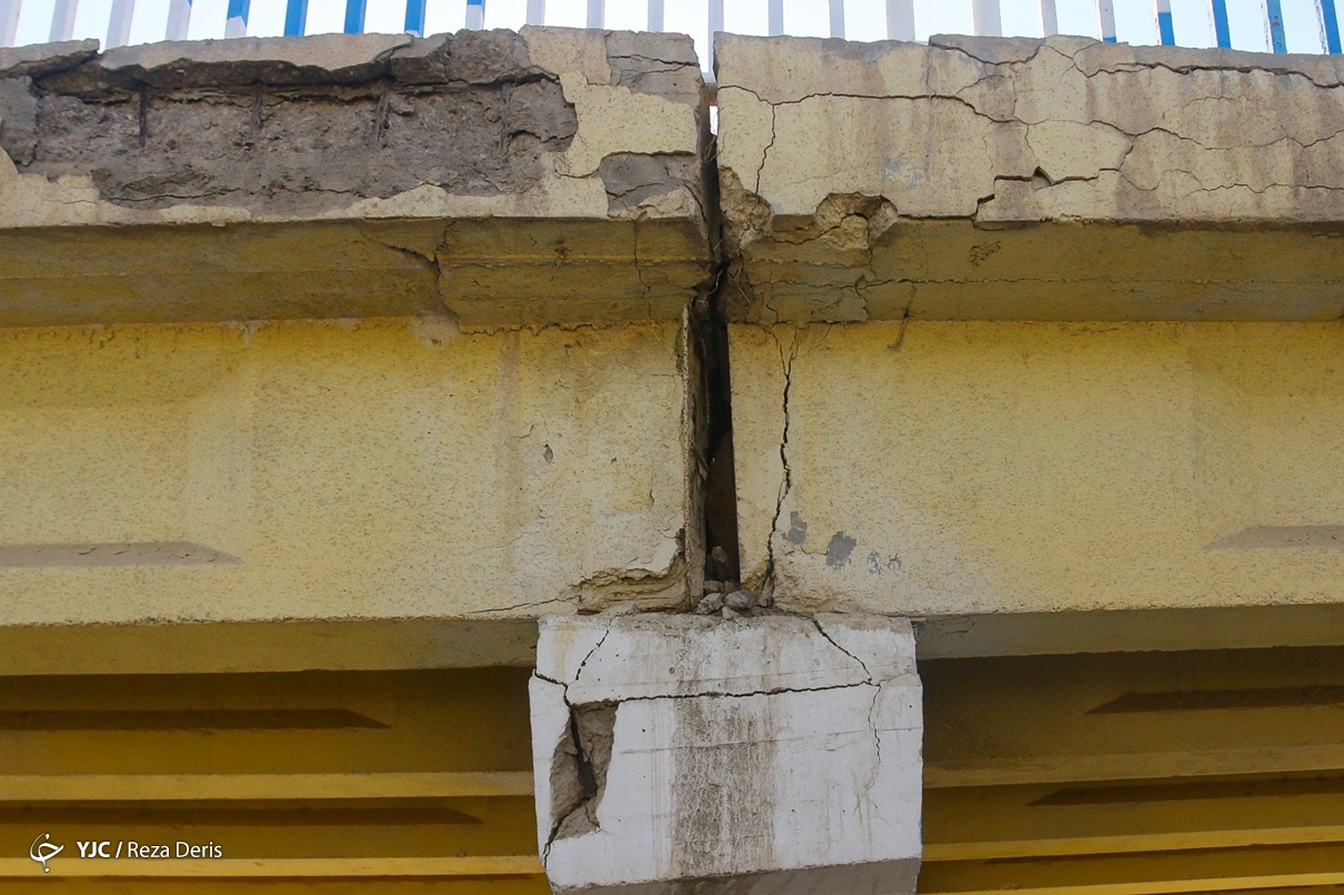 خطر در کمین «پل آزادی» خرمشهر + عکس